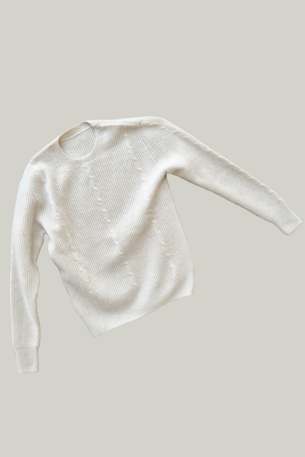 Kaschmir Pullover Mesh Cable - Image 3